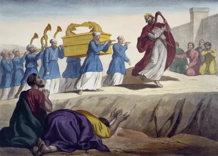 Framed Print : David Escorting the Ark of the Covenant Print