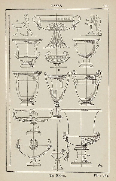 Ornament: Vases, The Krater (engraving)