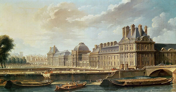 The Palace and Garden of the Tuileries, 1757 (oil on canvas)