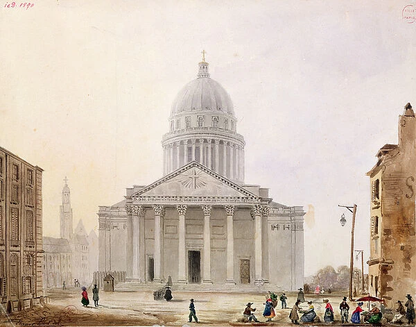 The Pantheon, c. 1820 (w  /  c on paper)