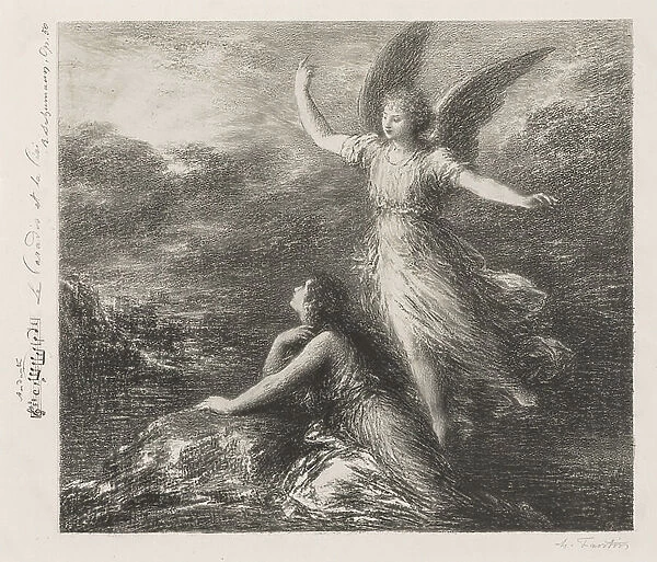 Paradise and the Peri, 1884 (lithograph)