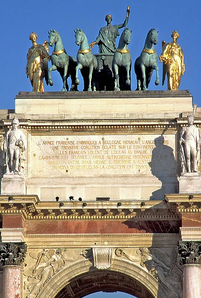 Paris - Arc du Carrousel (detail)