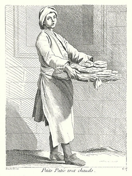 Pastry Seller (engraving)
