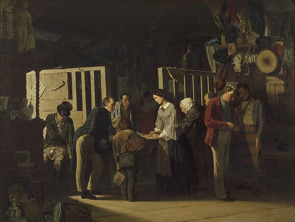 The Pawn Shop II, 1859 (oil on canvas)