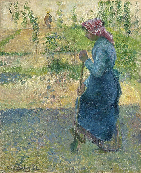 Peasant Digging; Paysanne bechant, 1882 (oil on canvas)