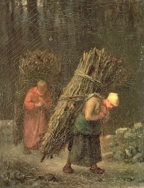Peasant Women with Brushwood, c. 1858 (oil on canvas)