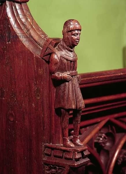 The Peddler of Swaffham, c. 1462 (wood)