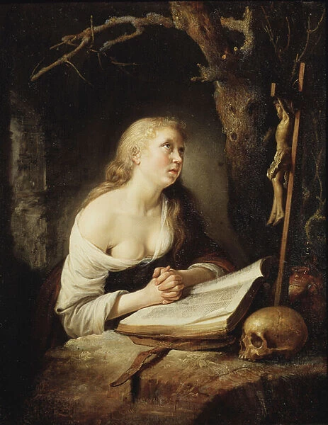 The Penitent Magdalen, c. 1650-65 (oil on wood)