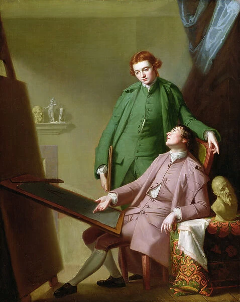 Peter and James Romney, 1766 (oil on canvas)