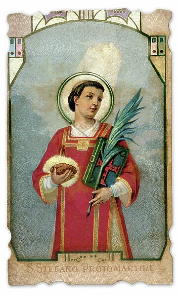 Pious Image: Portrait of St. Stephen, Deacon Our beautiful pictures are ...