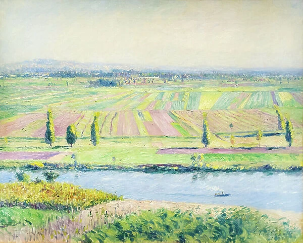 The plain of Gennevilliers from the hills of Argenteuil, 1888 (oil on canvas)