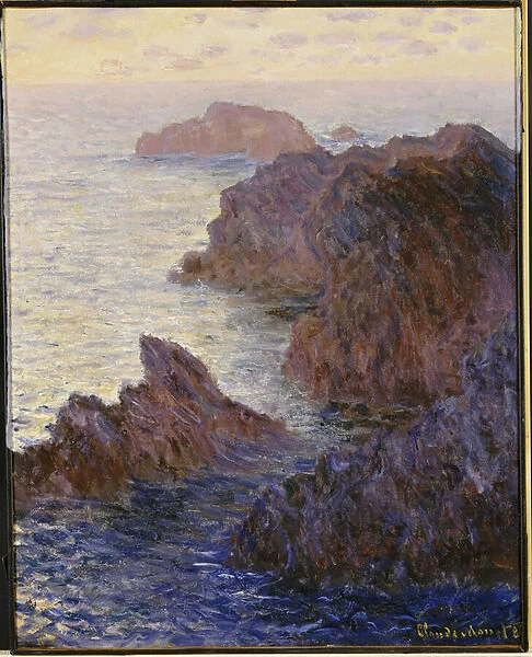 Point de Rochers, Port-Goulphar (oil on canvas)
