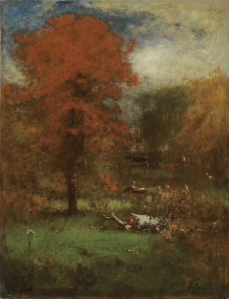 The Mill Pond, 1889 (oil on canvas)