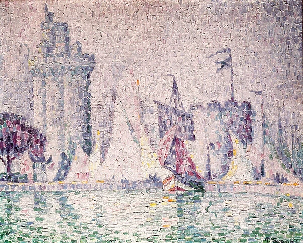 Port of La Rochelle, 1921 (oil on canvas)