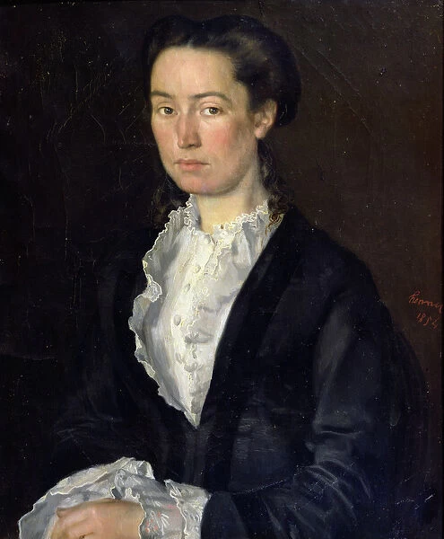 Portrait of Adelaede Mathilde Rousseaux, 1854, (oil on canvas)