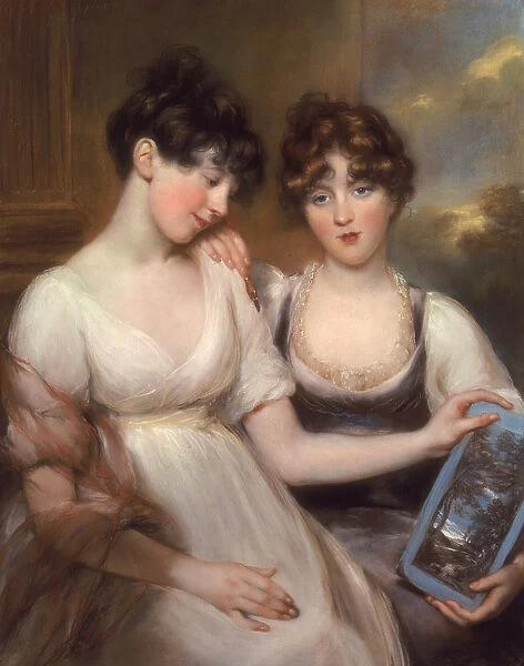 Portrait of Anne and Maria Russell, 1804 (coloured chalks and pastel)