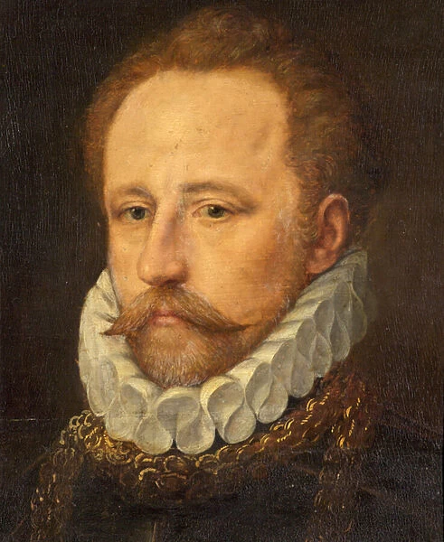 Portrait of a bearded gentleman in armour, c. 1570 (oil on canvas)