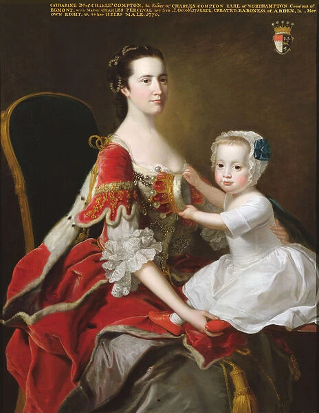 Portrait of Catherine Compton (d. 1784) Countess of Egmont