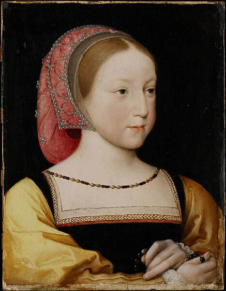 Portrait of Charlotte of France, c. 1522 (oil on cradled panel)