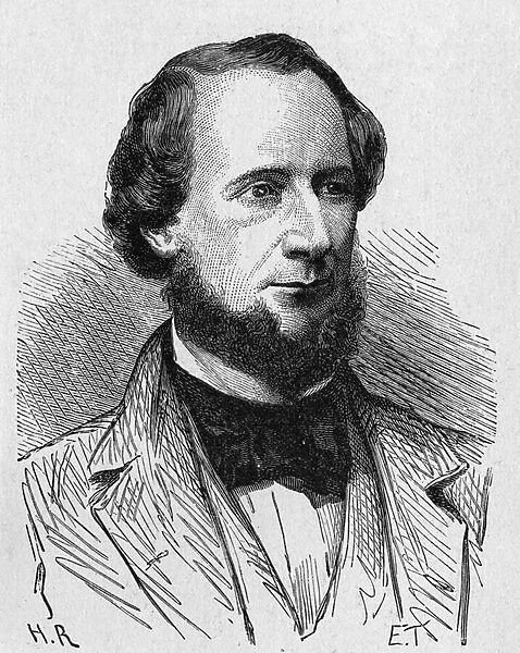 Portrait of Cyrus West Field (1819 - 1892), American industrialist - in '