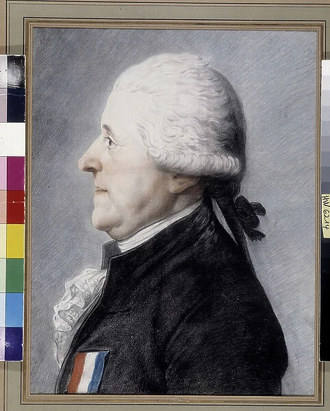 Portrait of a deputee of the Constituent Assembly (?) Painting attributed to Joseph Boze (1745-1826), 1790. coll