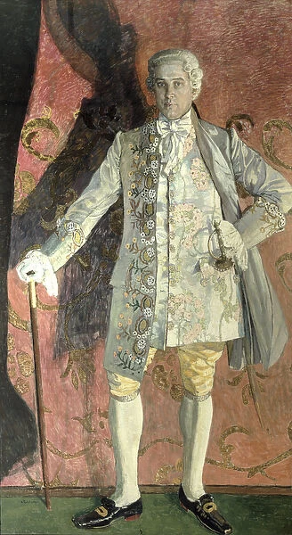 Portrait of Dmitry Smirnov as Chevalier des Grieux in Jules Massenets (1842-1912)