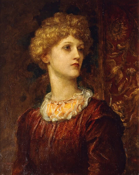 Portrait of Dorothy Dene, Bust Length, (oil on canvas)