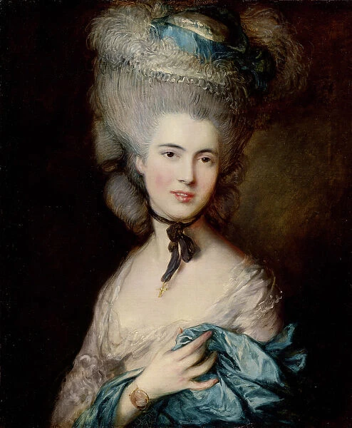 Portrait of the Duchess of Beaufort, c. 1775-1780 (oil on canvas)
