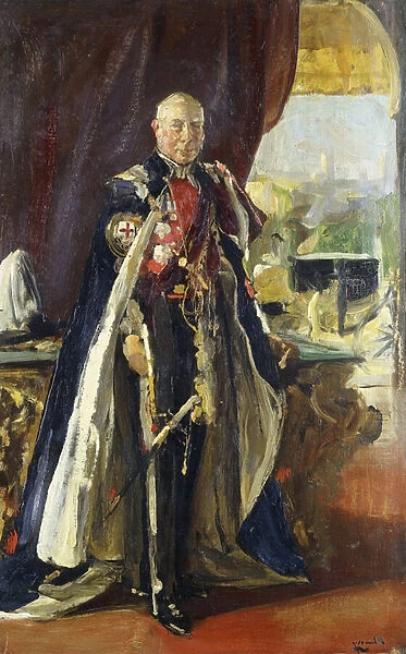Portrait of the Earl of Lonsdale, K, 1931 (oil on panel)