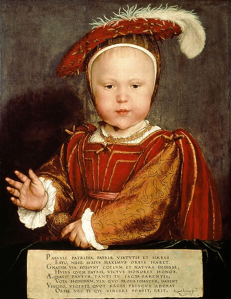 Portrait of Edward VI as a child, c. 1538 (oil on panel)