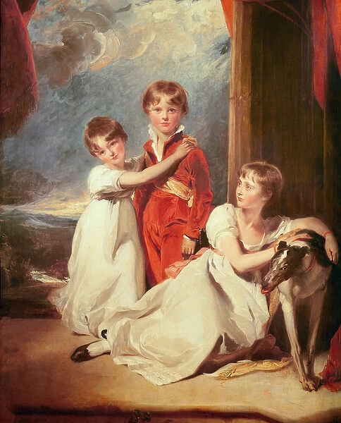 Portrait of the Fluyder Children, 1805 (oil on canvas)