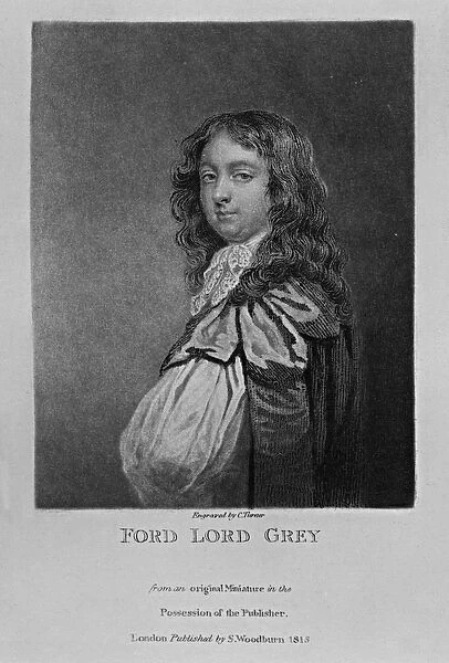 Portrait of Ford, Lord Gray of Warke, from Characters Illustrious in British History