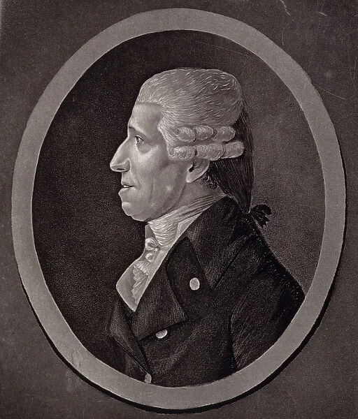 Portrait of Franz Joseph Haydn (1732-1809) (engraving)