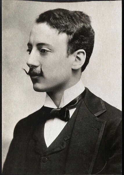 Portrait of Gabriele by Annunzio (1863-1938), Italian writer