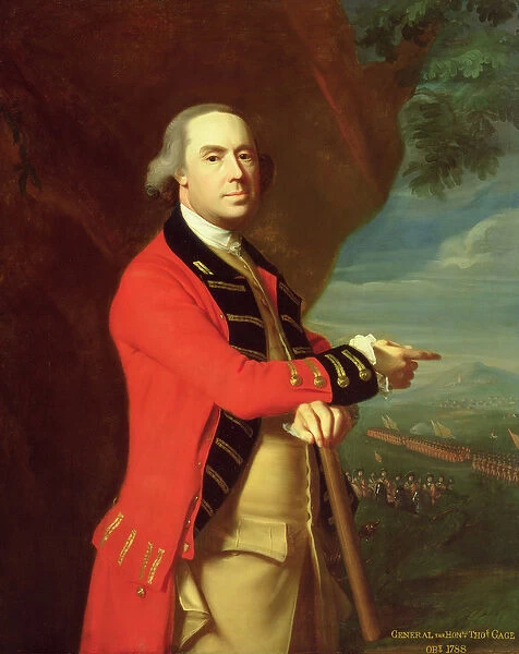 Portrait of General Thomas Gage, c. 1768 (oil on canvas mounted on masonite)
