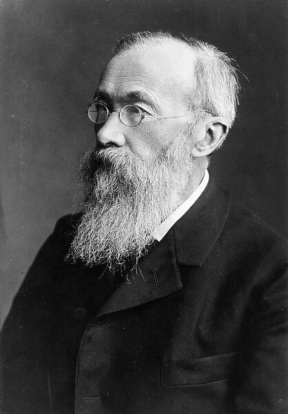 Portrait of German psychologist Wilhelm Wundt (b  /  w photo)