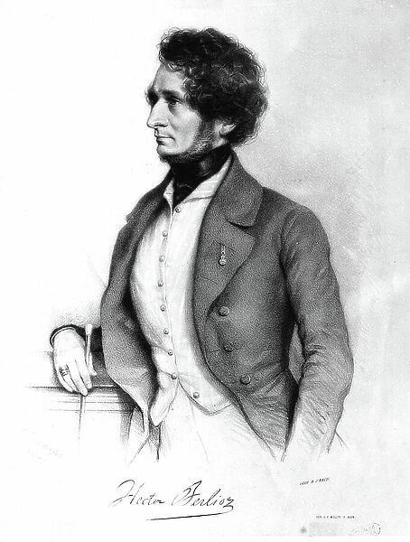 Portrait of Hector Berlioz (1803 - 1869)