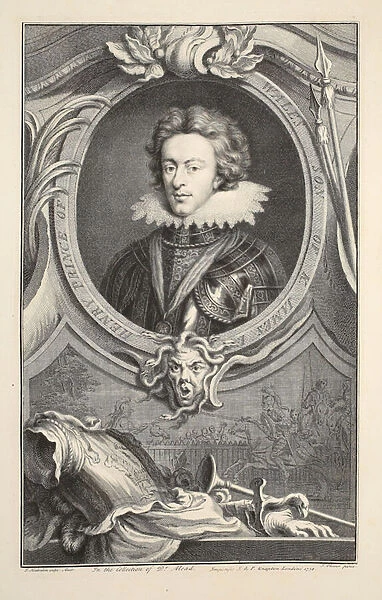 Portrait of Henry, Prince of Wales, illustration from
