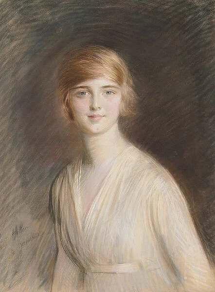 Portrait of Jacqueline (pastel on paper)