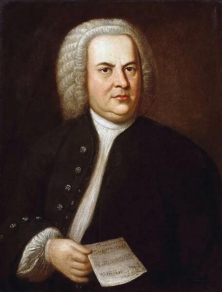 Portrait of Johann Sebastian Bach, by Haussmann (Photos Framed, Prints ...