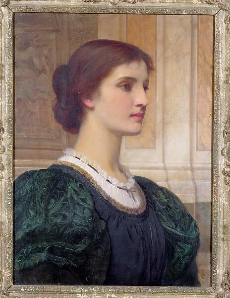 Portrait of Kate Dickens, wife of the artist (oil on canvas)