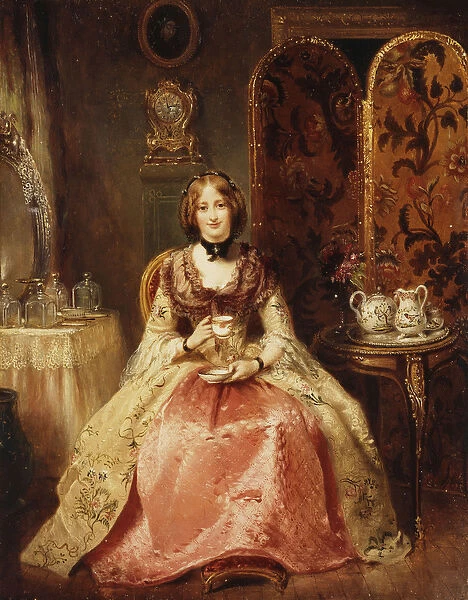 Portrait of Lady Dorothy Nevill (1826-1913), full-length