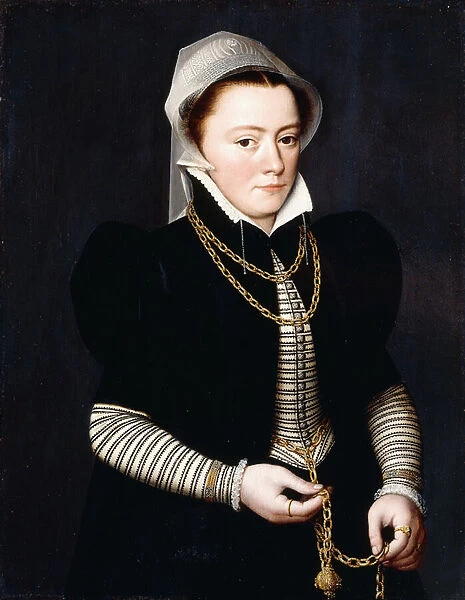 Portrait of a Lady, Standing, small three-quarter Length