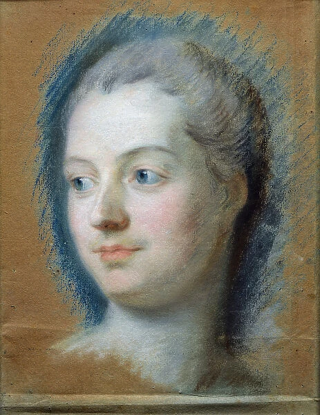 Portrait of Madame de Pompadour (1721-64) 1752 (pastel on paper)