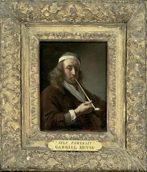 Portrait of a man, said to be the artist (panel)