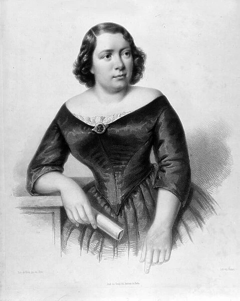 Portrait of Marietta Alboni (1826-1894), Italian contralto singer