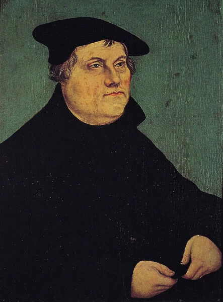 Portrait of Martin Luther (1483-1546) 1543 (oil on panel)