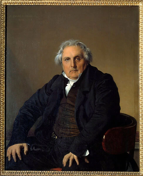 Portrait of Monsieur Louis Francois Bertin (1766-1841) dit Bertin l aine