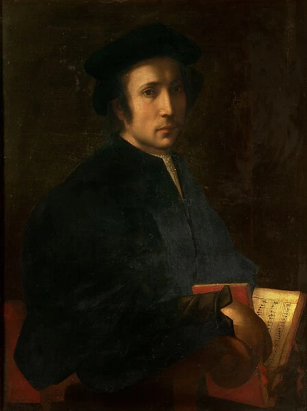 Portrait of the Musician Francesco dell Ajolle, c. 1518 (oil on panel)