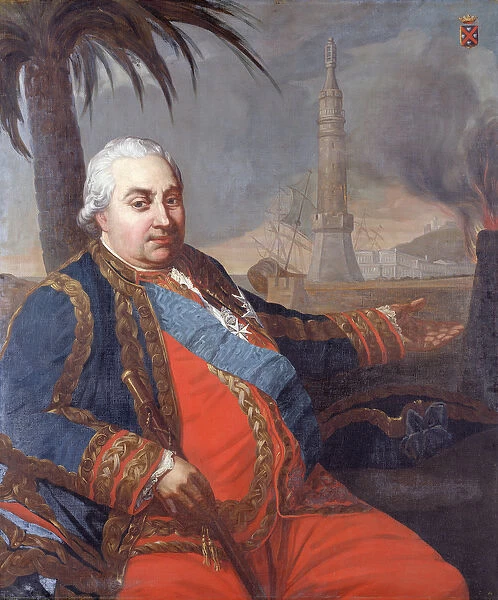 Portrait of Pierre Andre de Suffren of Saint-Tropez (oil on canvas)